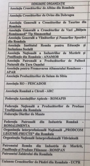 Trei asociații îl consiliază pe premier
