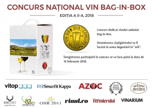 „Concursul Național Vin Bag-in-Box”, a doua ediție, 26 februarie 2018