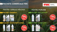 La cereale păioase și porumb, cu pachetele tehnologice FMC fermierii ating performanța