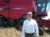 Cu combina șenilată prin bălțile din tarlale! Un producător agricol și-a făcut cruce: „E un dar dumnezeiesc!” (Stanson, Case IH)