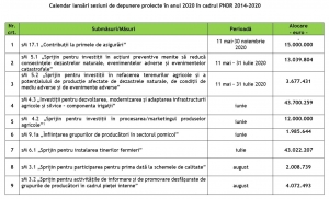 Depunere proiecte PNDR, în 2020. Iunie și iulie, pentru abatoare, pomicultură și tineri