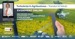 Provocările din agricultură, trenduri și soluții, la târgul virtual Agribusiness 4.0, ediția a treia