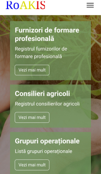 MADR a lansat platforma pentru Sistemul de Inovare și Cunoaștere în Agricultură - AKIS