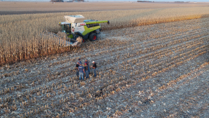 Record la recoltat porumb, cu o combină Claas Lexion 8600TT